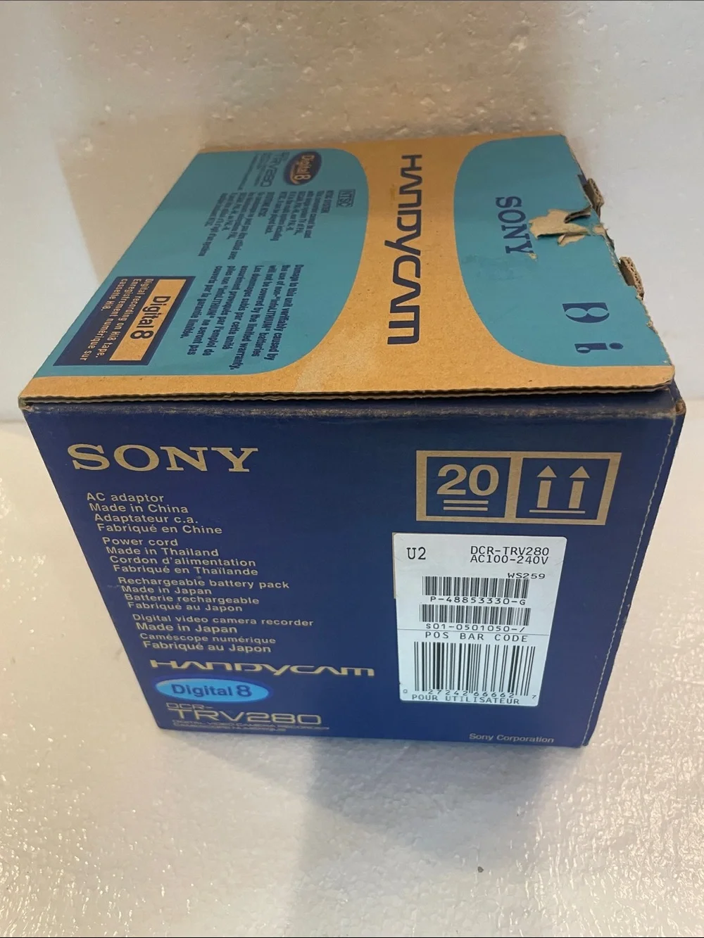 Sony Handycam DCR-TRV280 NTSC steady shot bundle Camcorder Box Manuals mint